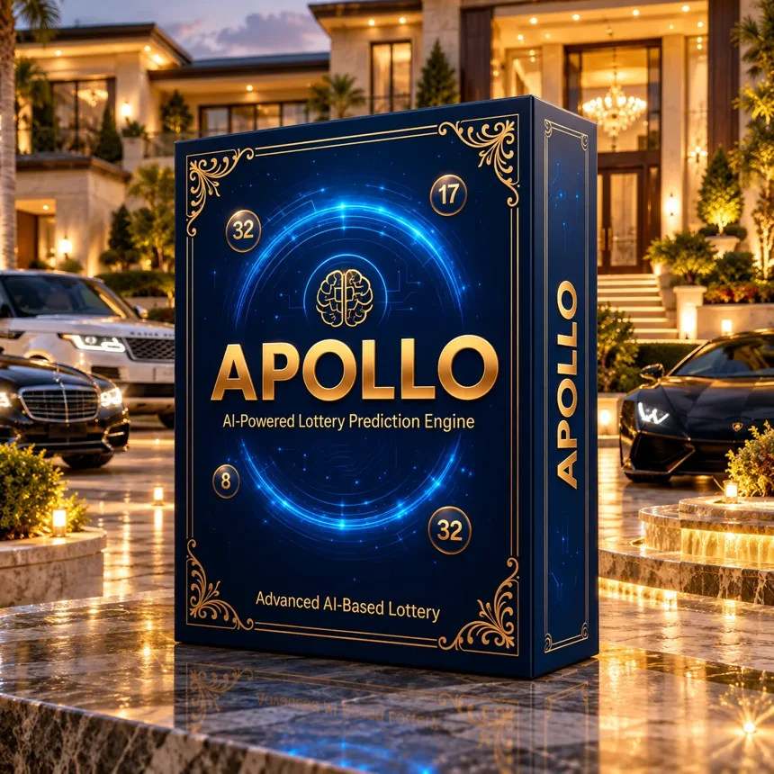 Apollo AI box displayed outdoors with warm lights
